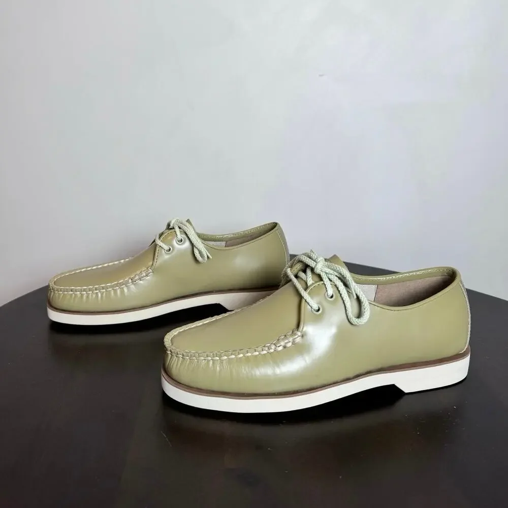 NWT Sperry Top-Sider Captain's Oxford Smoked Elk Boat Shoe - Size M7/W8.5